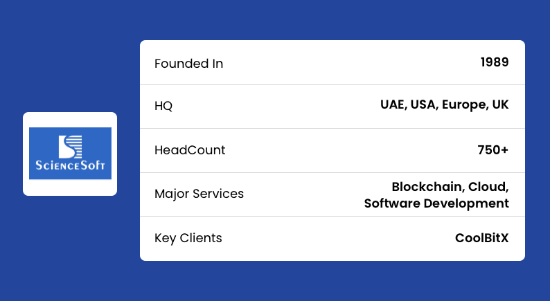custom blockchain app development