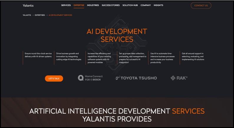 Top Artificial Intelligence Development Companies