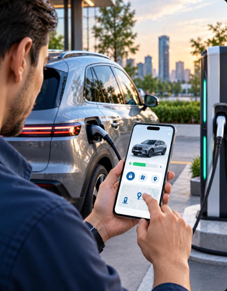 Automotive & EV mobile app development