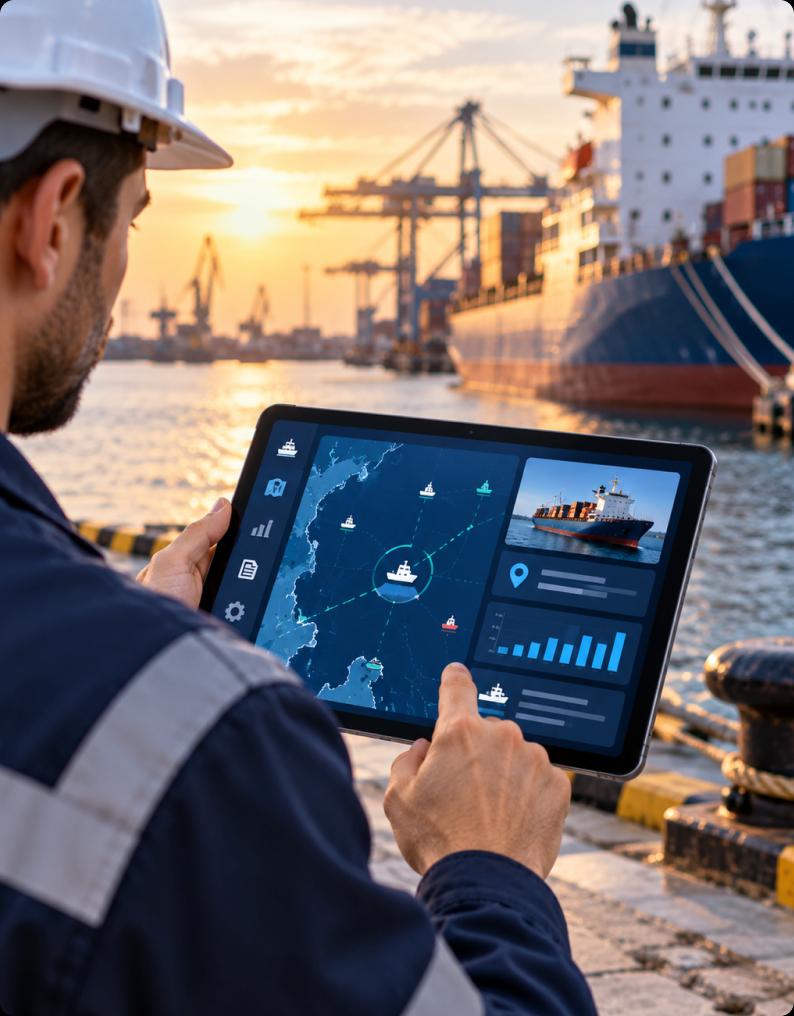 Maritime mobile app development
