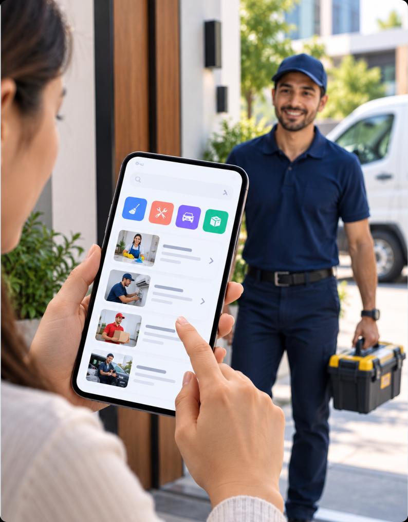 On-Demand Services mobile app development