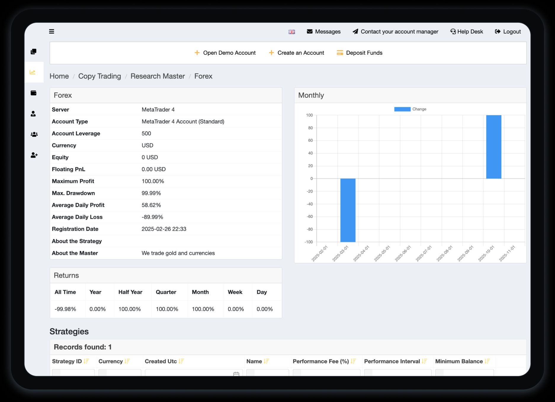 A Cutting-Edge Platform for Secure and Efficient Forex Trading