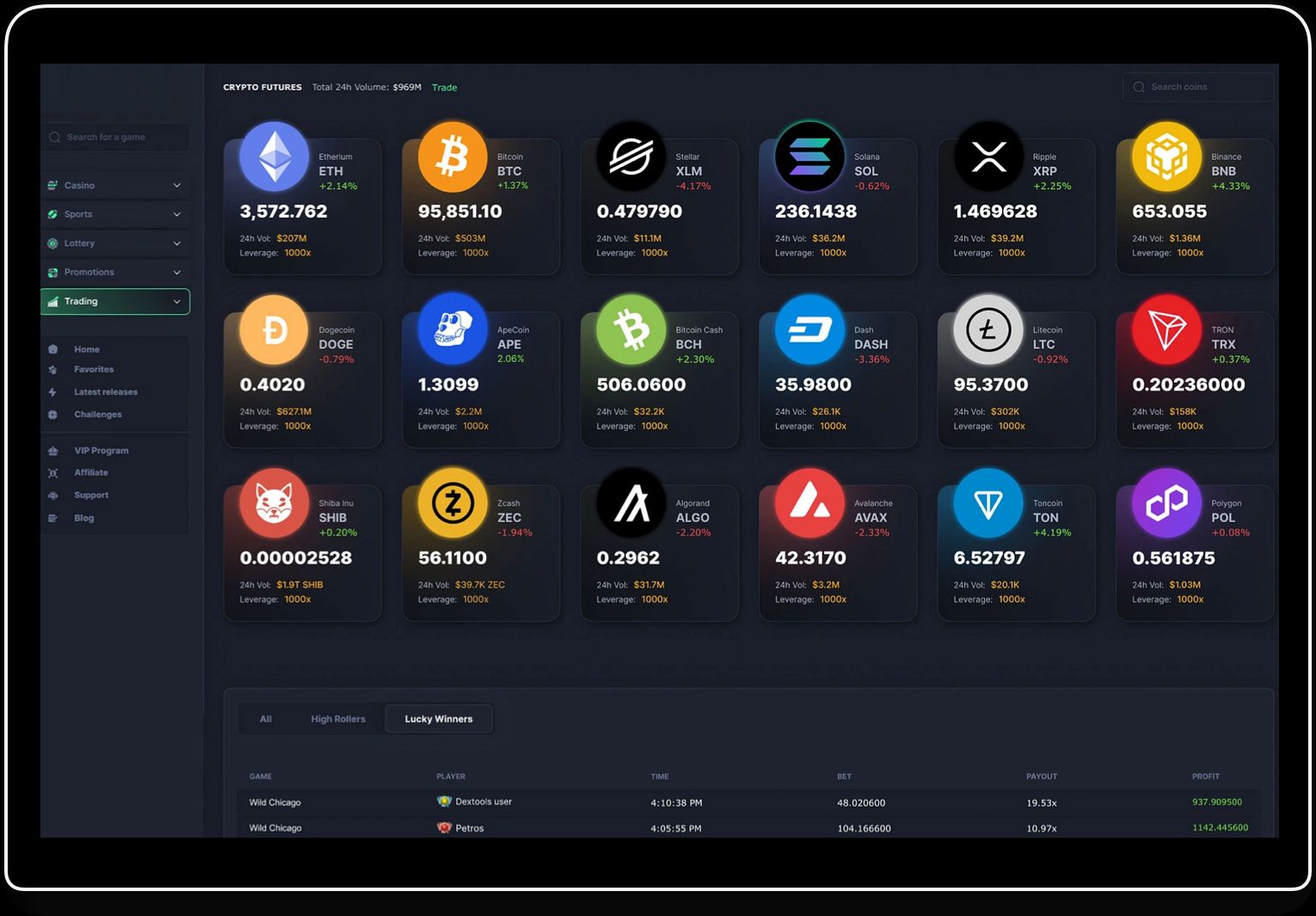 A Versatile Exchange Offering Diverse Trading Features