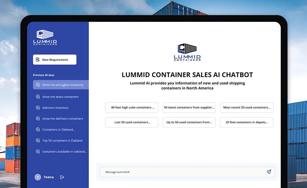 AI-Powered Inventory Automation Platform for Container Supply Networks