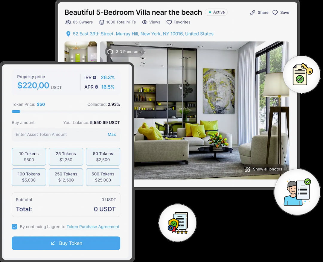 White Label Real Estate Tokenization Solution