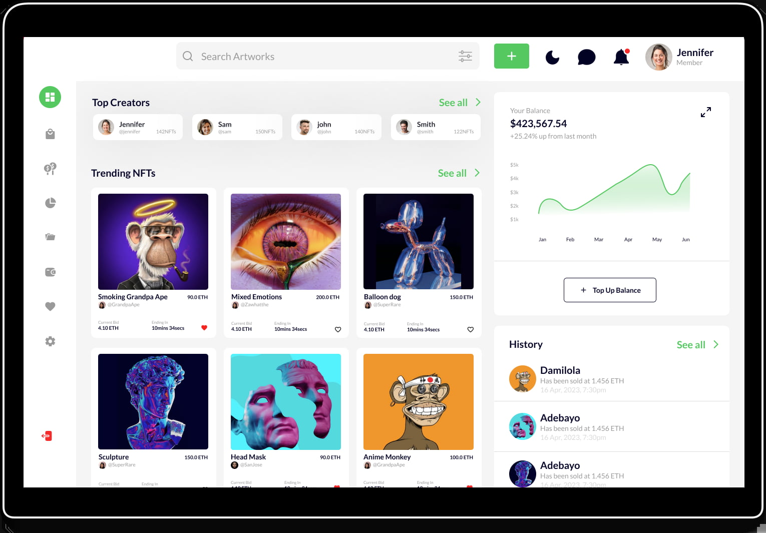 Revolutionized NFT Token Creation and Marketplace Development