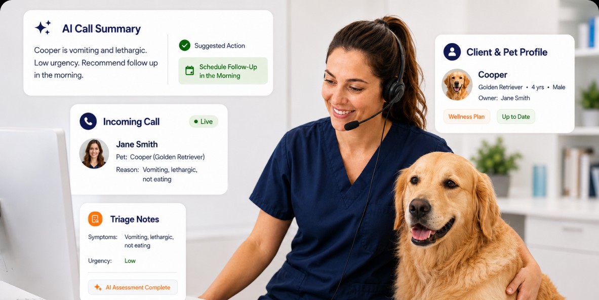 An AI-Assisted Call Management System for Veterinary Operations preview