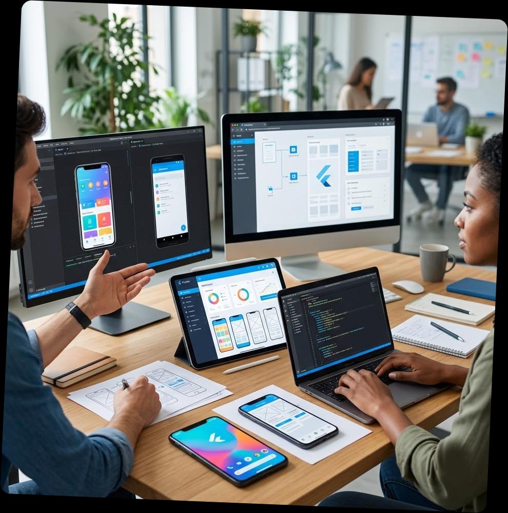 Flutter app development