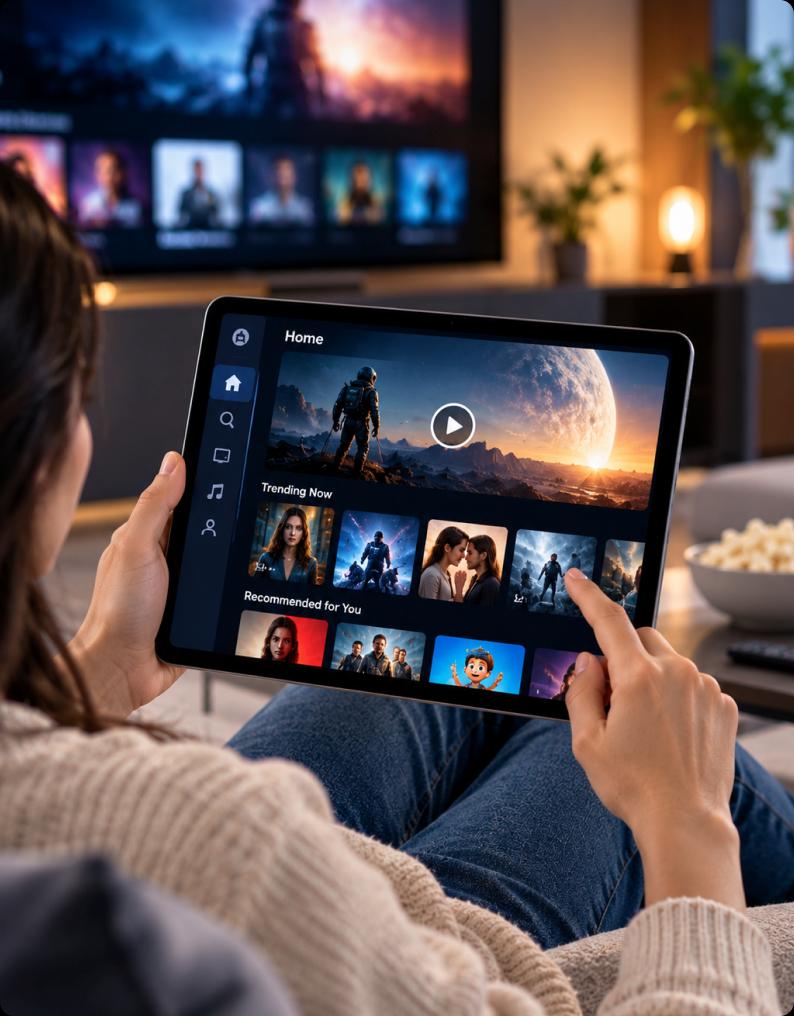 Media & Entertainment mobile app development